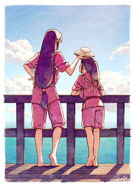 Chihiro And Lin Spirited Away Fan Art 43673392 Fanpop