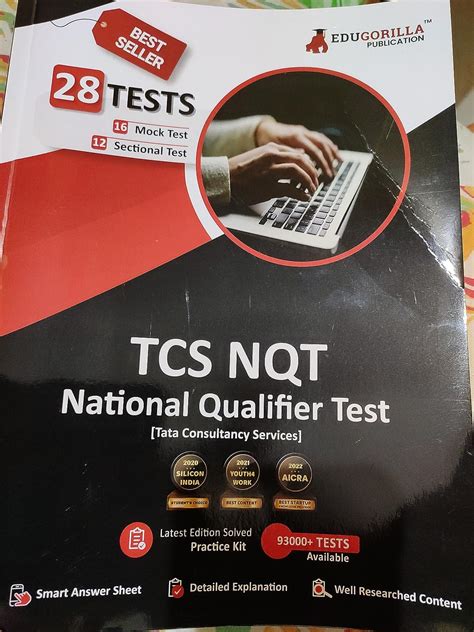 Buy Tcs Nqt Book National Qualifier Test Mock Tests Part A