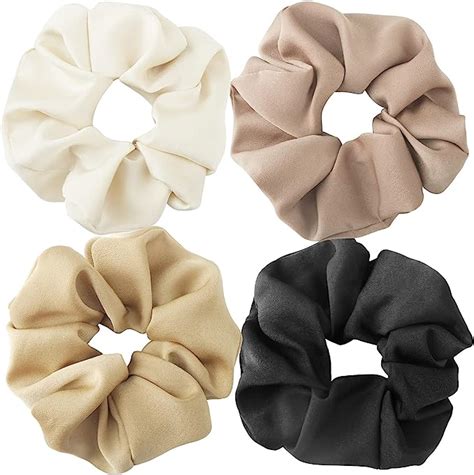 Owill Pcs Hair Scrunchies For Women Premium Satin Scrunchie Ponytail