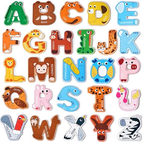 Joycat Magnetic Letters Alphabet Abc Fridge Magnets For