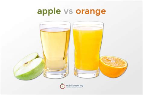 Apple Juice Vs Orange Juice Nutrition Health Comparison