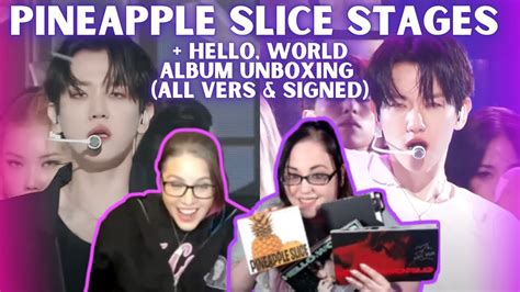 Baekhyun Hello World Album Unboxing All Vers Signed Pineapple