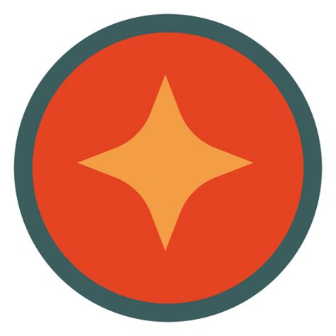 Red And Orange Star In A Circle Png And Svg Design For T Shirts