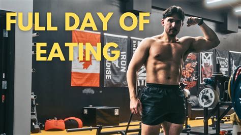 V23 Full Day Of Eating For Weight Loss Powerlifter Youtube