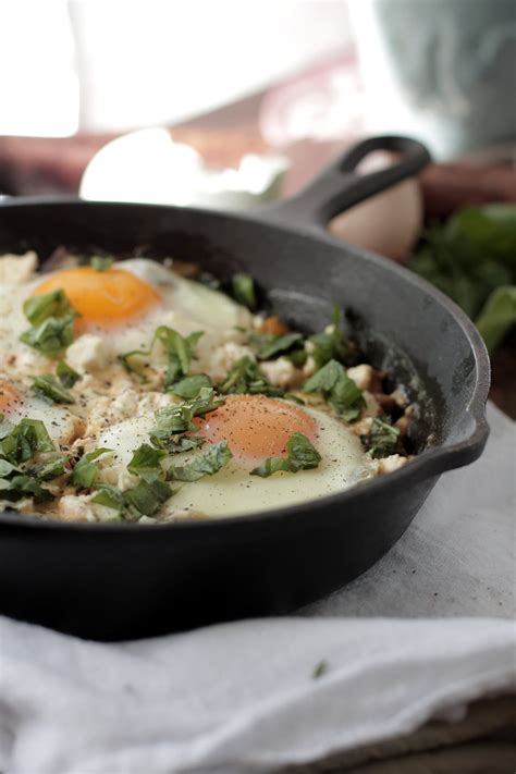 Creamy Swiss Chard and Eggs - Live Simply