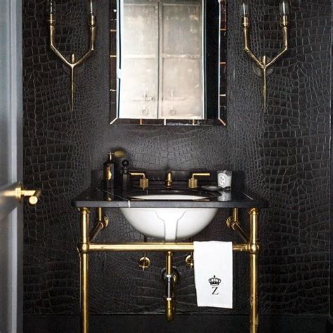 Top 60 Best Black Bathroom Ideas Dark Interior Designs