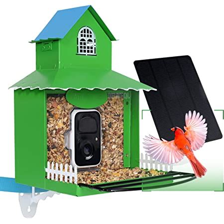 Amazon Bird Feeder With Camera 2023 Newest Solar Panels Charging