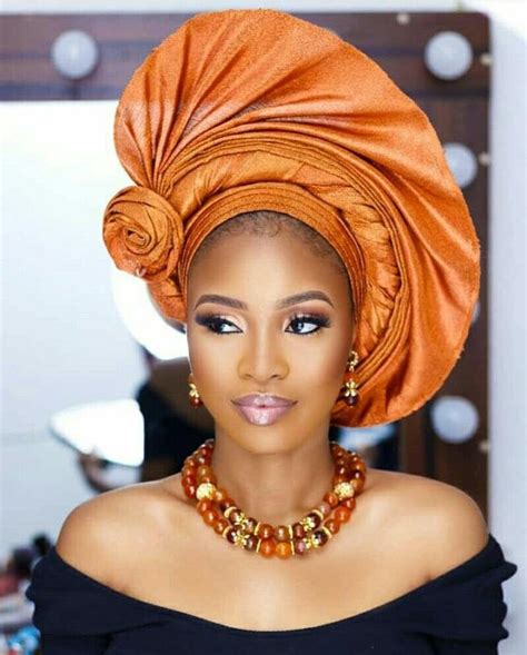 Wholesales Aso Oke Auto Gele Ready To Wear Gele African Etsy