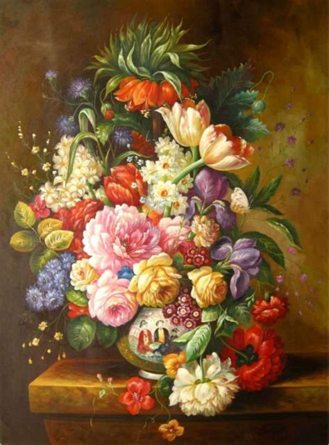 40 Beautiful Paintings Of Flowers Bored Art