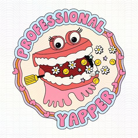 professional yapper svg png svg society shop cute trendy