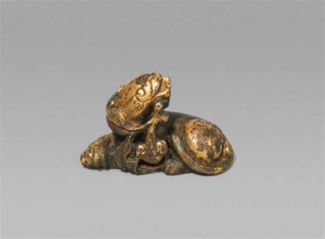 Fine Chinese Gilt Bronze Figure Of A Buddhist Lion Catalogue