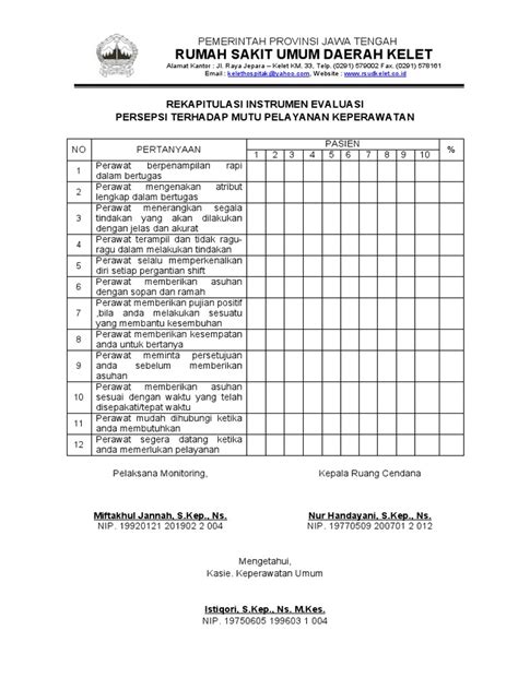 Formulir Monitoring Pdf