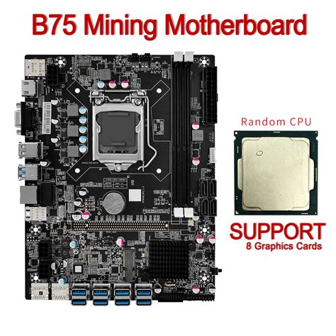 Placa Base De Miner A B Btc Cpu Xpcie A Usb Ranura Para