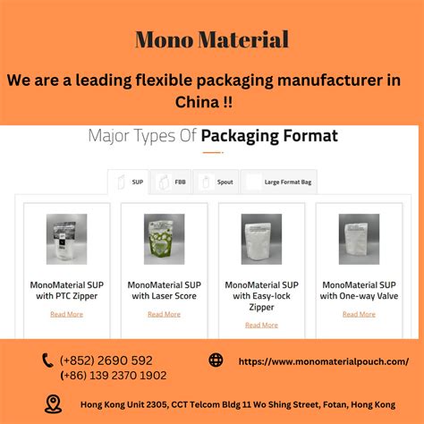 What Is Mono Material And Why To Use It Mono Material Pouch By