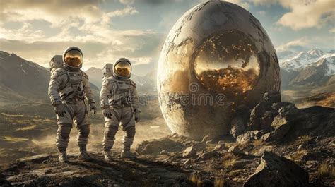 An Illustration Painting in Digital Art Style Captures a Sci-fi Horror ...