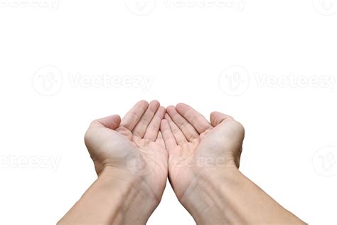 Hold Out One S Hand Presenting With Hand Png