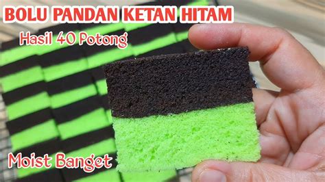 Super Lembut Dan Enak Cocok Untuk Ide Jualan Bolu Ketan Hitam Pandan