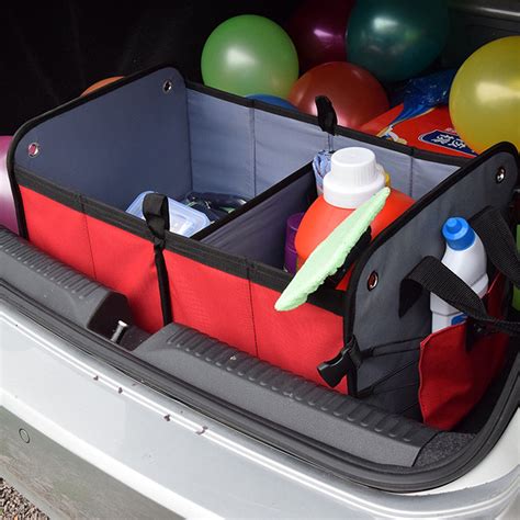 Trunk Organizer Storage Bin Bag Collapsible Fold Grocery Caddy Car Truck Auto