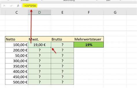 absoluten relativen und gemischten Bezüge in Excel richtig einsetzen