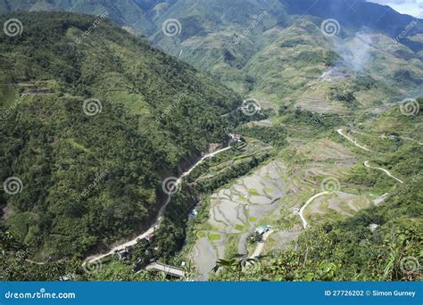 Winding Mountain Road Banaue Luzon Philippines Stock Photo Image Of