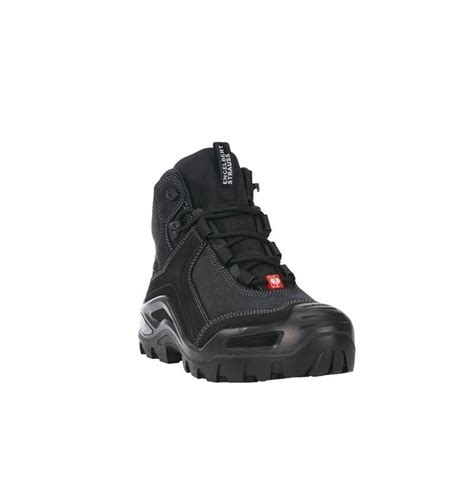 E S S Safety Boots Nembus Mid Black Strauss