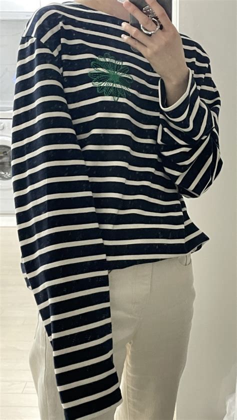 Mardi Mercredi Long Sleeve Stripe T Shirt Tシャツ 大人気 Mardi Mercredit