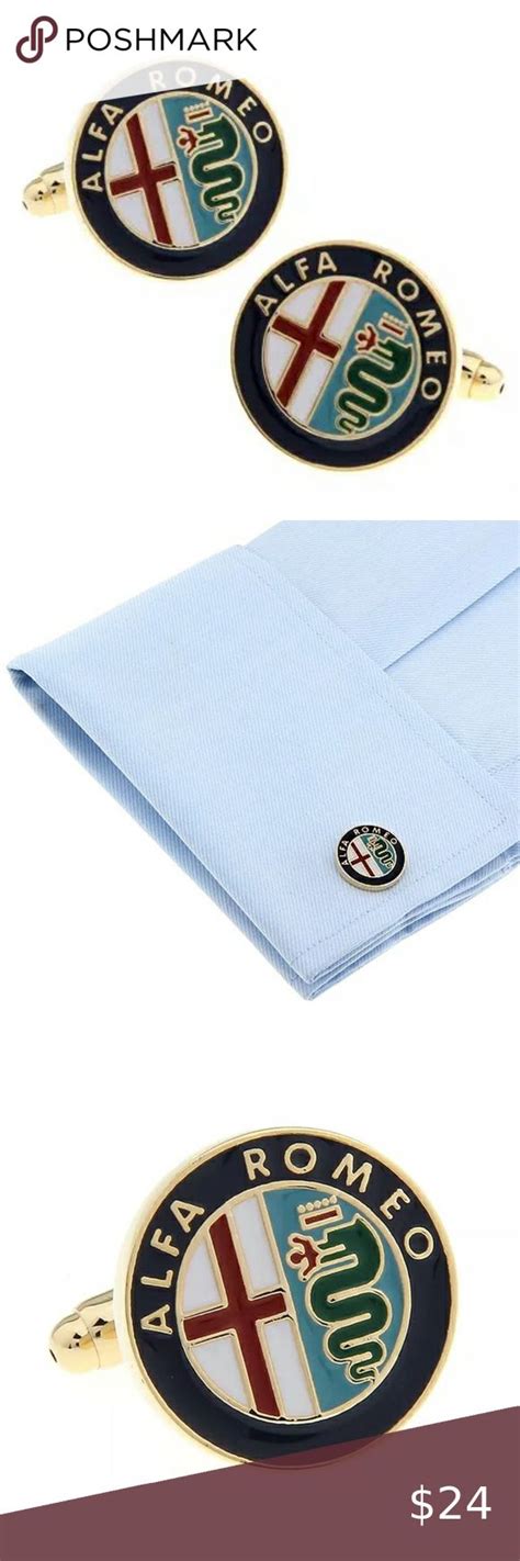 Alfa Romeo Luxury Car Logo Inspired Cufflinks In Luxury Car