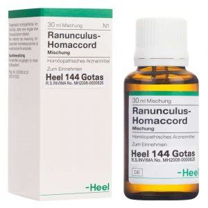 Ranunculus Homaccord Gotas Medicamento Homeop Tico La Farmacia