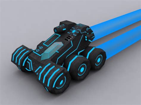 Tron Laser Tank Render Image Moddb