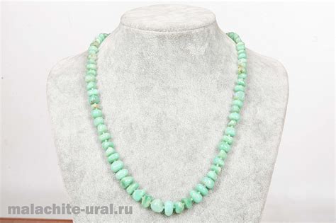 Бусы из хризопраза купить недорого в интернет-магазине Малахитовая ...