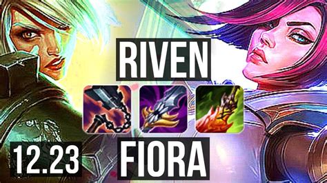 RIVEN Vs FIORA TOP 73 Winrate Legendary 21 2 5 6 Solo Kills