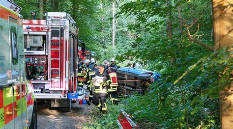 Schwerer Unfall Im Wald Bei Grebenau