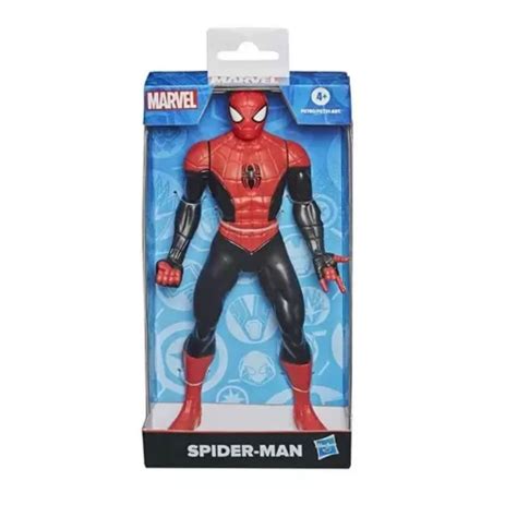 Boneco Marvel Avengers Homem Aranha Vermelho E Preto Figura Olympus