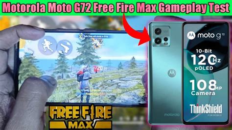 Motorola Moto G72 Free Fire Max Gameplay Test Moto G72 Free Fire Max