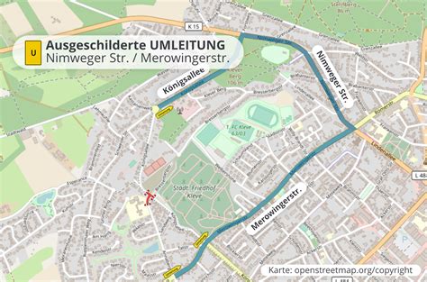 Erschließung Baugebiet Bresserbergstraße Vollsperrung der Königsallee