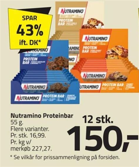 Nutramino Proteinbar Tilbud Hos Fleggaard