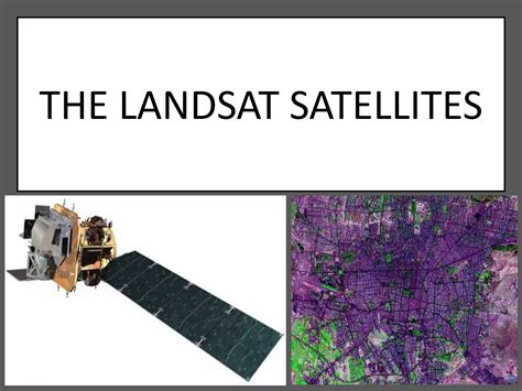 Remote sensing satellites with sensors | PPTX