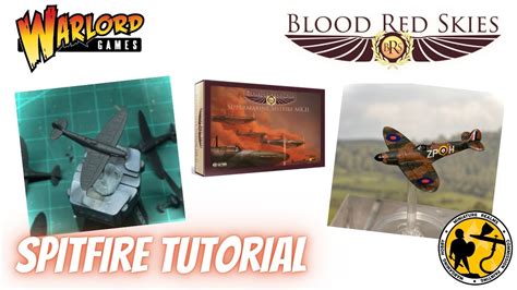 Warlord Games Blood Red Skies Supermarine Spitfire Mkii Painting