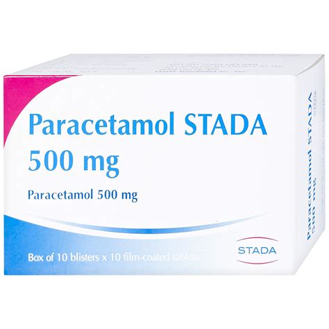 Paracetamol Stada 500mg Là Thuốc Gì Công Dụng Và Hướng Dẫn Sử Dụng