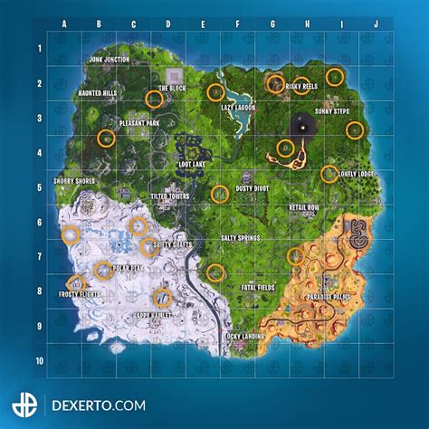 Dove Si Trovano Le Girosfere Di Fortnite Ecco La Mappa Con La