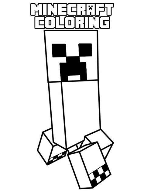 Free Printable Minecraft Creeper F Rbung Seite Kostenlose Druckbare