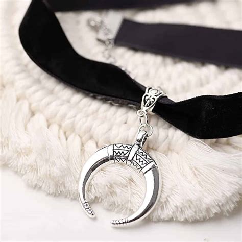 Crescent Moon Choker Atmostfear Entertainment