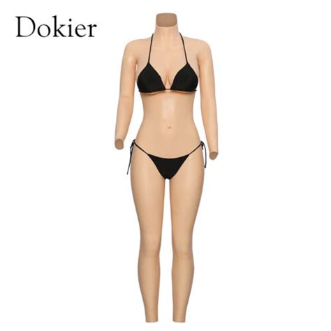 Dokier Silicone Full Bodysuit C E Cup Breast Forms Body Suit For