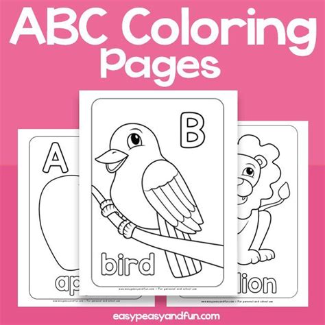 Alphabet Coloring Pages | Alphabet coloring pages, Abc coloring pages ...