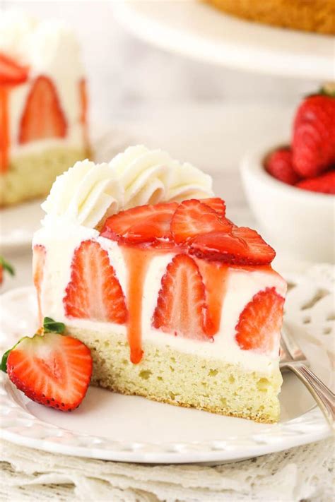 Easy Strawberry Shortcake Cheesecake Life Love And Sugar