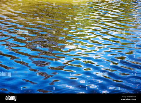 Shimmering Water Surface Reflection Stock Photo Alamy