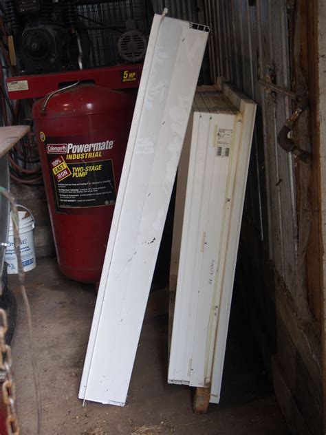 2 Plastic Edged Windows 42" by 42" and 24" by 60"