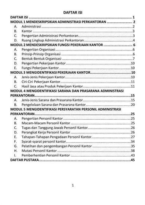 Pdf Modul Pengantar Administrasi Perkantoran Dokumen Tips