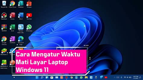 Cara Mengatur Waktu Mati Layar Laptop Windows 11 YouTube