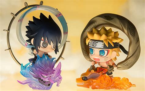 フォトレビューぷちきゃらランド NARUTO ナルト 疾風伝 風神うずまきナルト 雷神うちはサスケ セット メガハウス